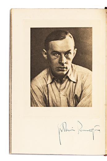 REMARQUE, ERICH MARIA. Im Westen Nichts Neues. Signed twice (on front blank and below frontispiece), additionally Inscribed on front bl